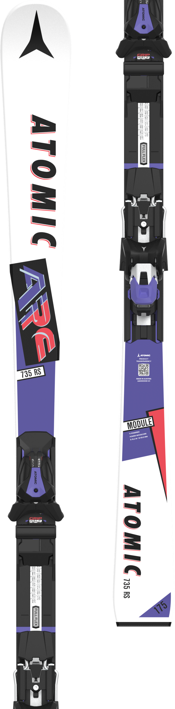 Atomic X9 S Retro ARC 735 RS Ski + I 12 GW Binding 2025