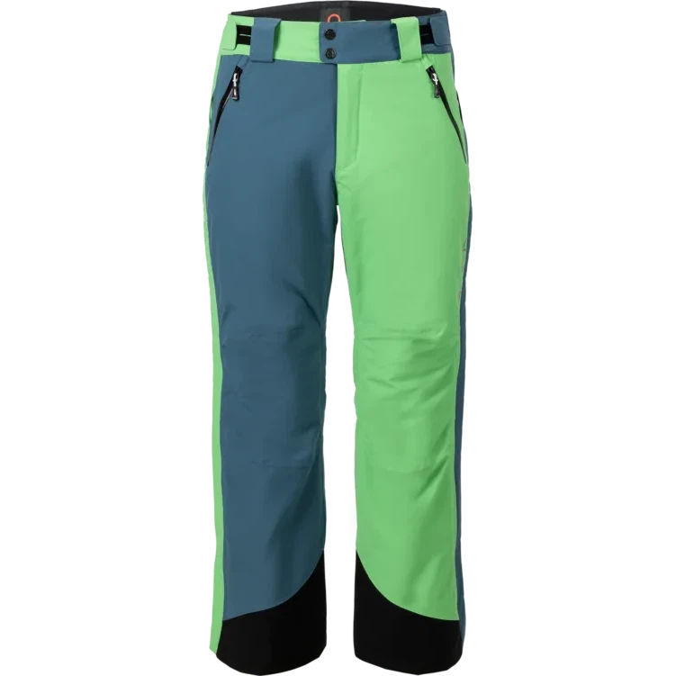 Arctica Unisex Adult 50/50 Side Zip 2.0 Pant 2025-Snowboard/Ski Clothing-Petrol/Lime-X-Small-Kunstadt Sports