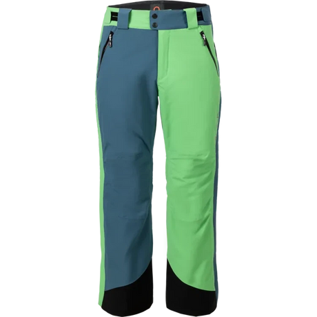 Arctica Unisex Adult 50/50 Side Zip 2.0 Pant 2025-Snowboard/Ski Clothing-Petrol/Lime-X-Small-Kunstadt Sports