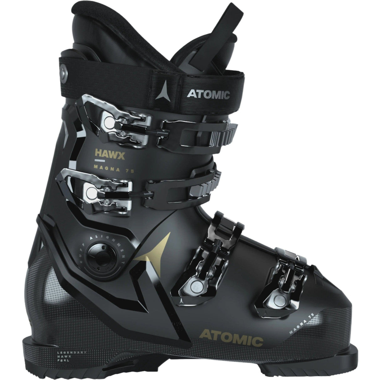 Atomic HAWX MAGNA 75 W Ski Boot 2025-Alpine Ski Boots-23/23.5-Black-Kunstadt Sports