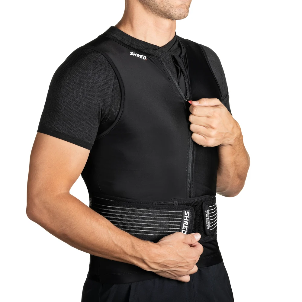 Shred 2nd Skin Back Protector HD Vest Zip 2027