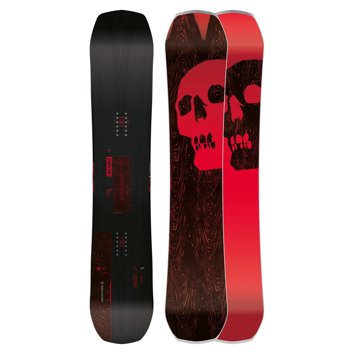 Capita Black Snowboard Of Death Snowboard 2025