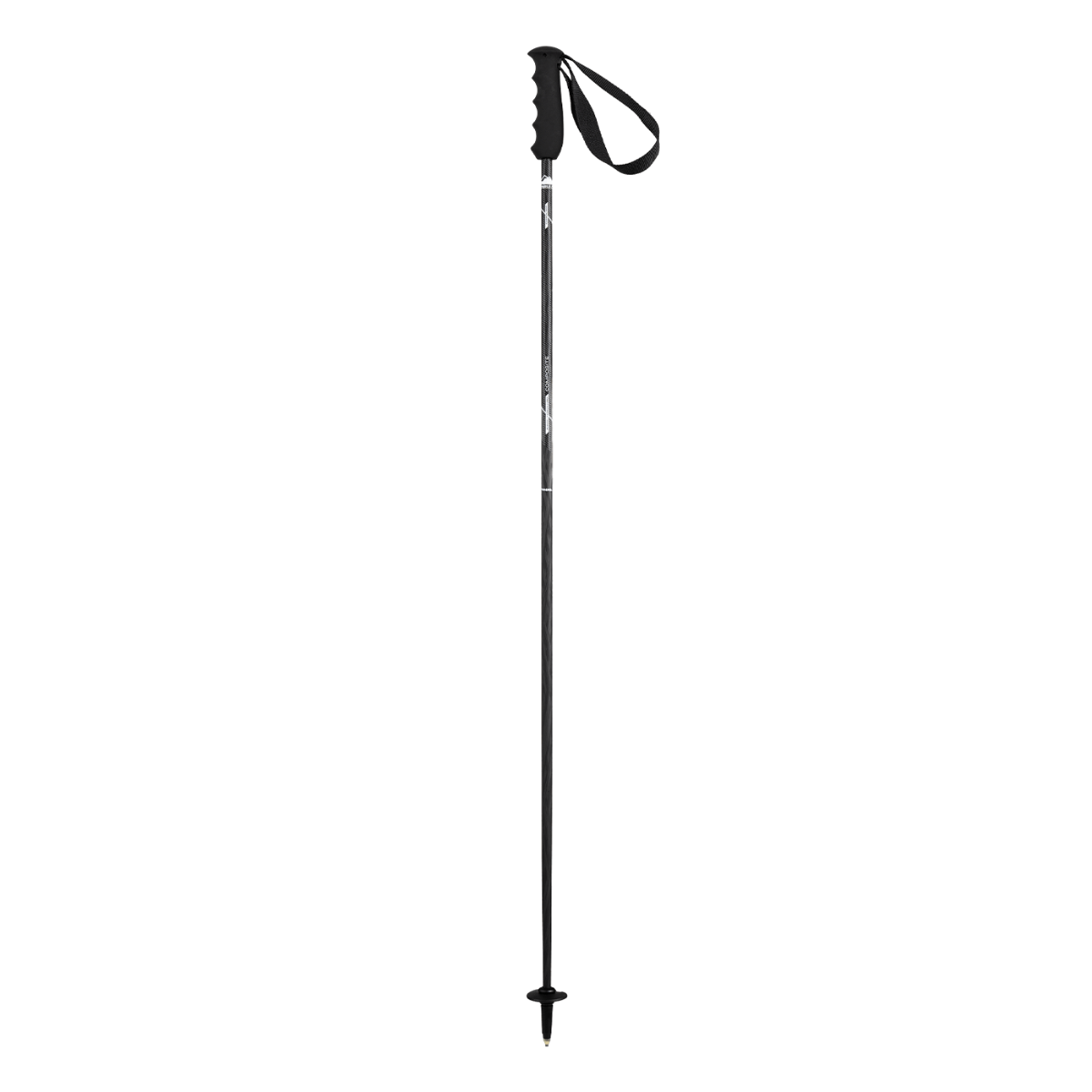 Elan Carbon Rod Poles 2025-Alpine Ski Poles-115-Black-Kunstadt Sports