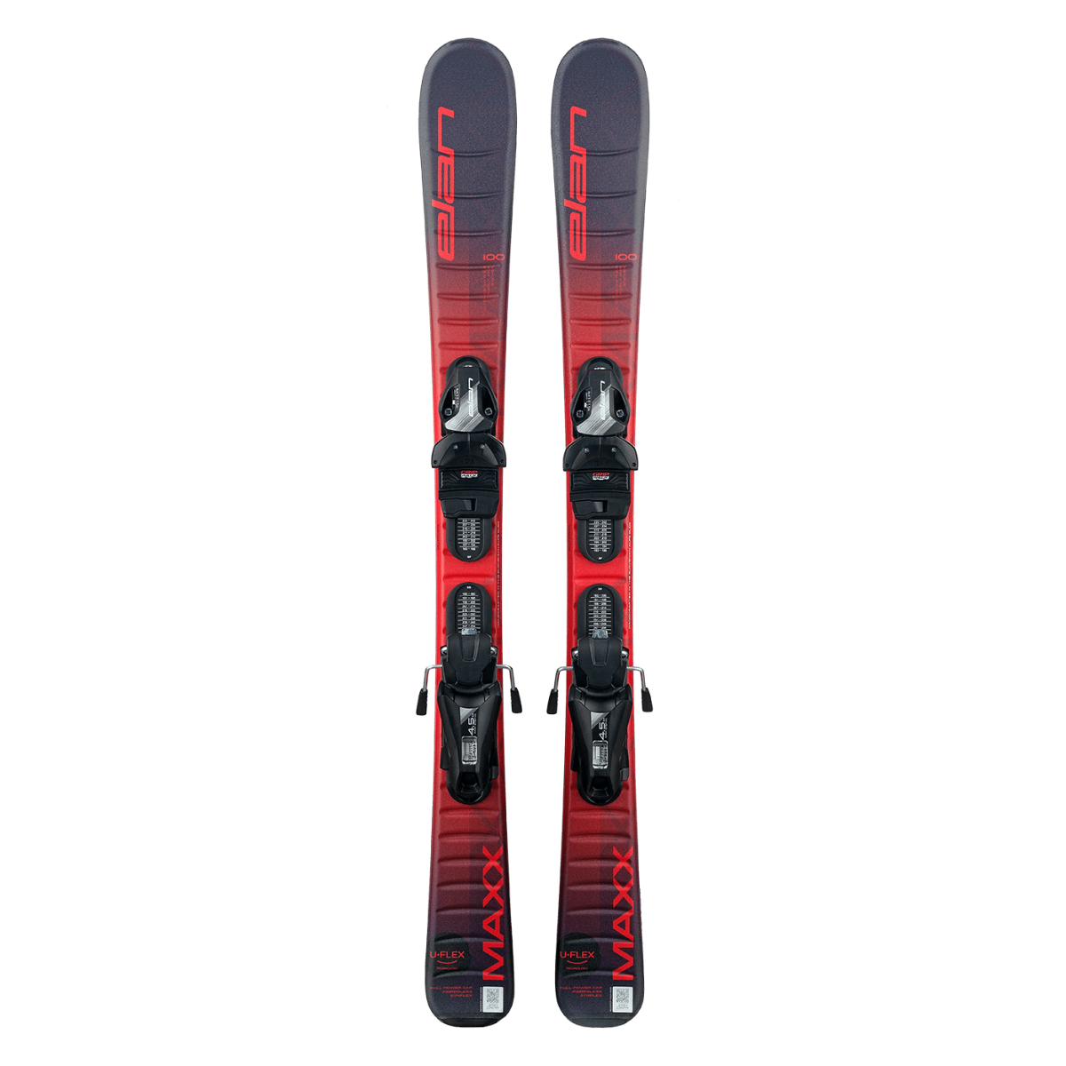 Elan MAXX Junior Ski + EL 4.5 DB929222 Binding 2025-Skis-130-Red-Kunstadt Sports