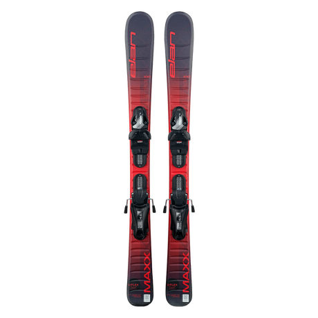 Elan MAXX Junior Ski + EL 4.5 DB929222 Binding 2025-Skis-130-Red-Kunstadt Sports