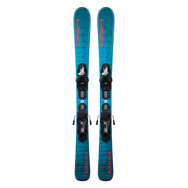 Elan MAXX Junior Ski + EL 4.5 DB929222 Binding 2025-Skis-130-Blue-Kunstadt Sports