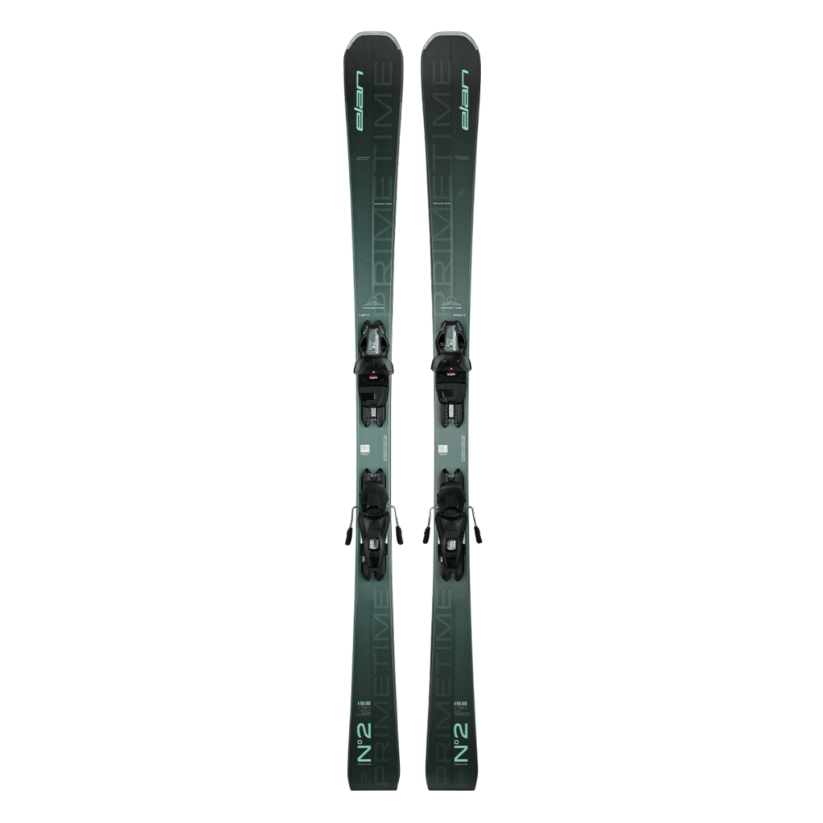 Elan PRIMETIME N°2 W PS Ski + EL 9.0 DB586018 Binding 2025-Skis-144-Black-Kunstadt Sports