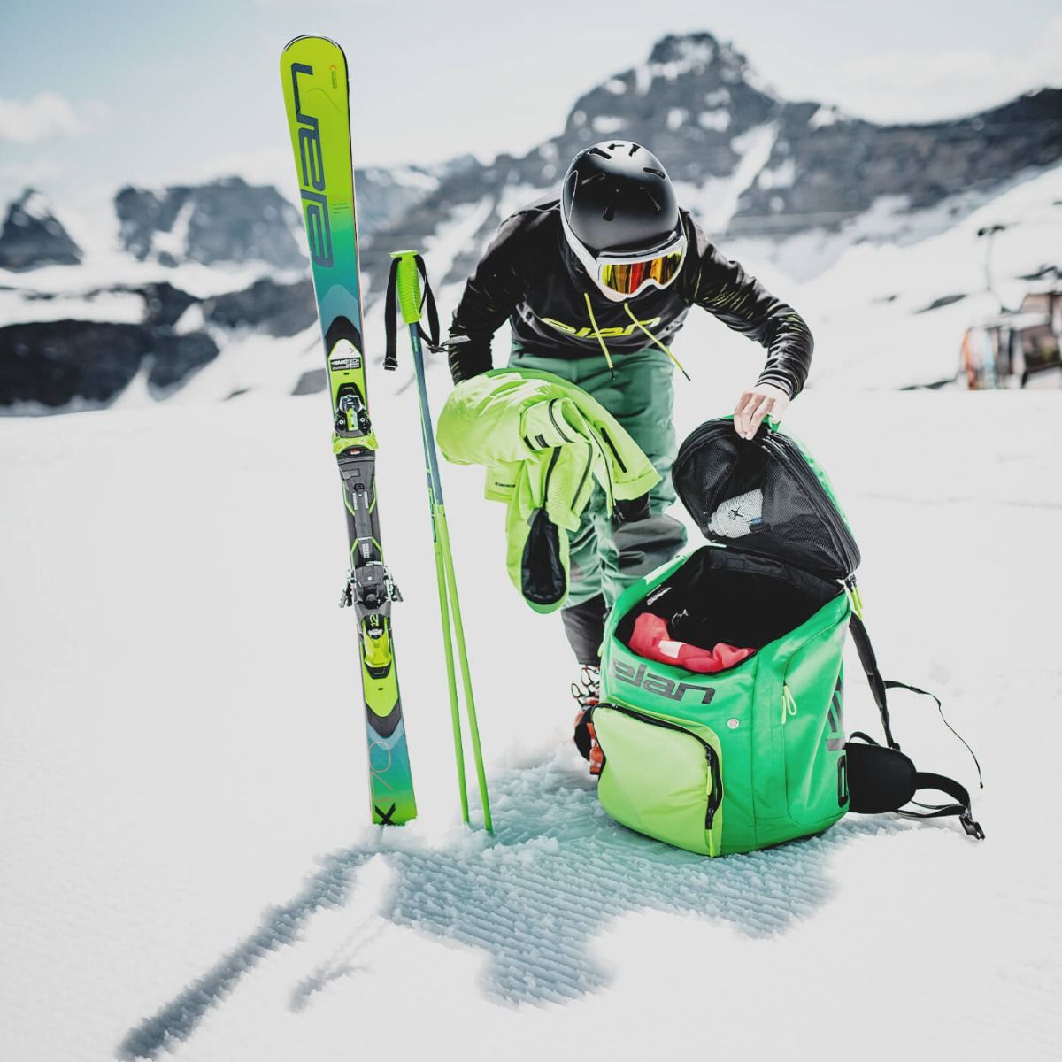 ELAN エラン 60L スキーバッグ elan（エラン） 1台用 スキーケース 2024 SKI BAG SINGLE 2 CJ000716