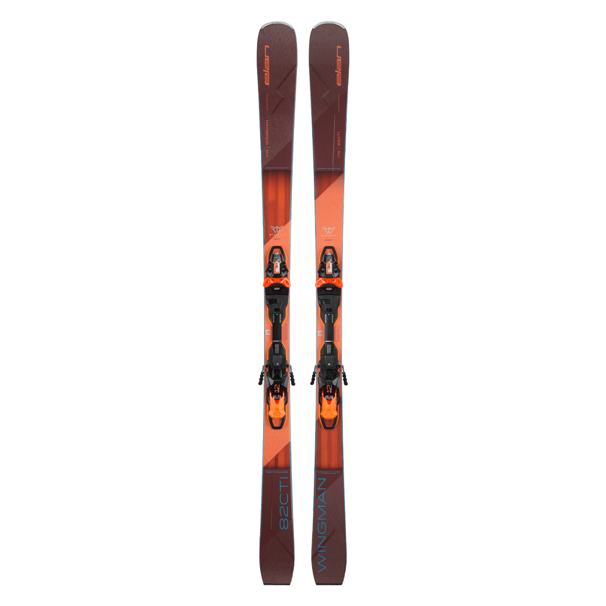 Elan WINGMAN 82 CTI FX Ski + EMX 12.0 DB192319 Binding 2025