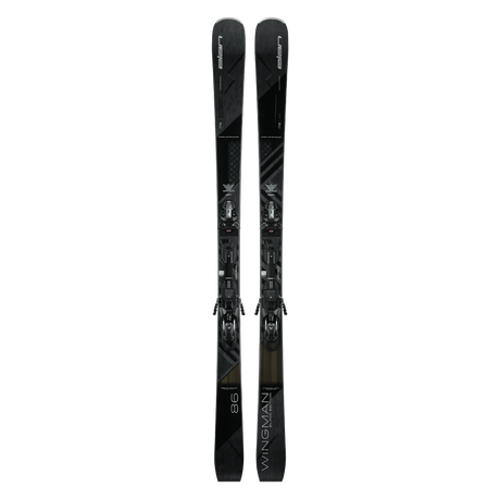 Elan WINGMAN 86 Black Edition FX Ski + EMX 12.0 DB102220 Binding 2025-Skis-166-Kunstadt Sports