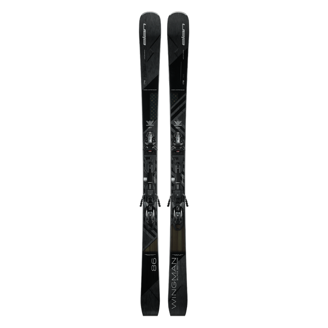 Elan WINGMAN 86 Black Edition FX Ski + EMX 12.0 DB102220 Binding 2025-Skis-166-Kunstadt Sports