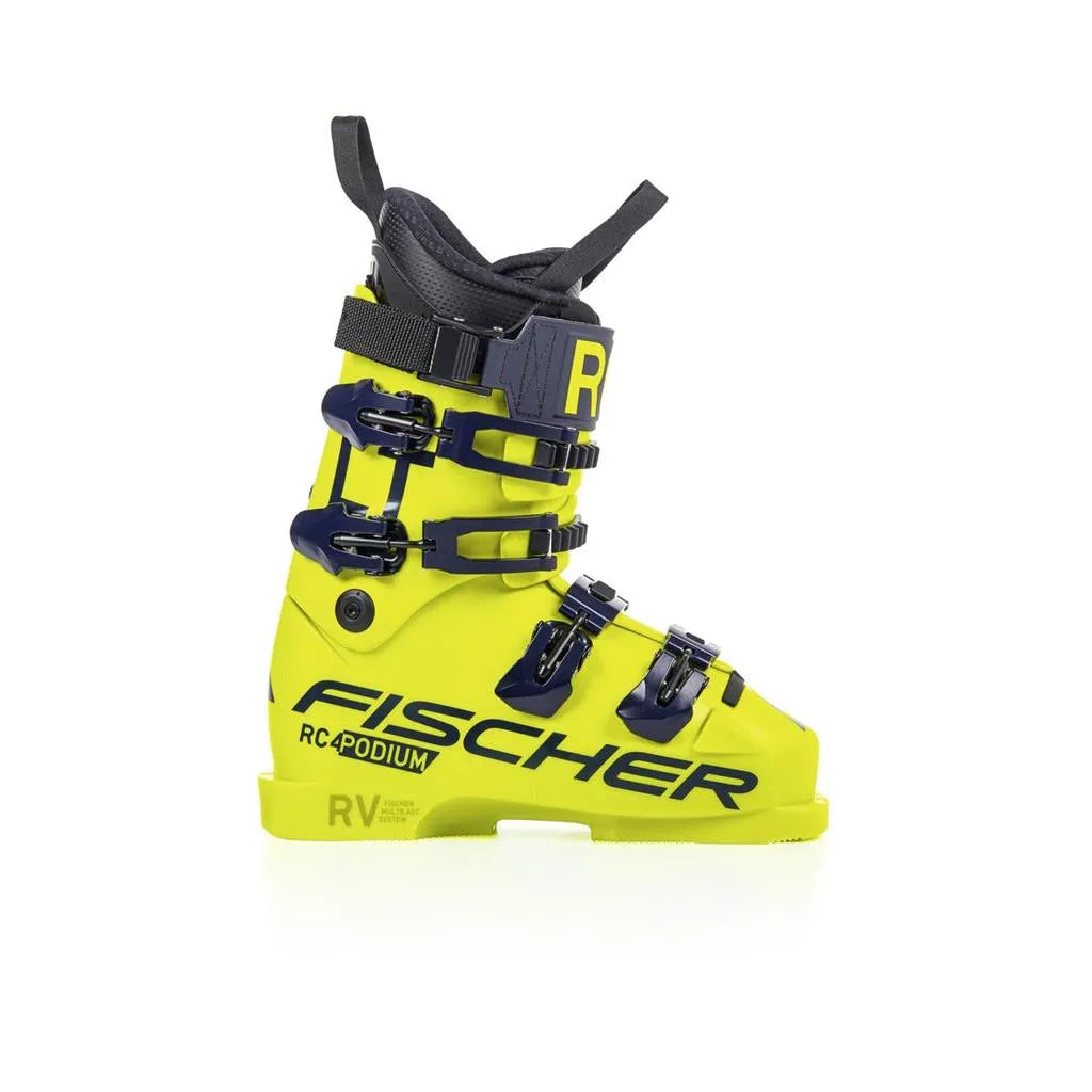 Fischer RC4 PODIUM LT 110 Junior Ski Boot 2025-Alpine Ski Boots-23.5-Yellow-Kunstadt Sports