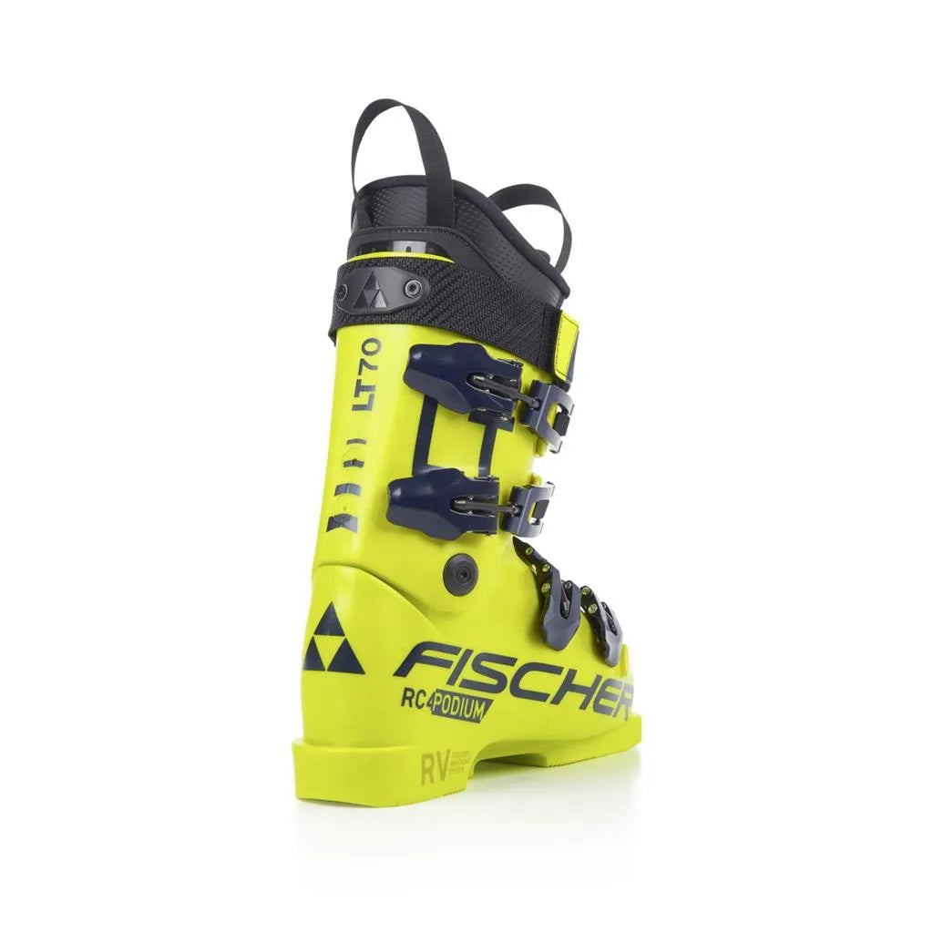 Fischer RC4 PODIUM LT 70 Junior Ski Boot 2025-Alpine Ski Boots-21.5-Yellow-Kunstadt Sports