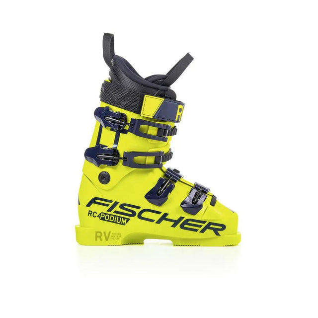 Fischer RC4 PODIUM LT 70 Junior Ski Boot 2025-Alpine Ski Boots-21.5-Yellow-Kunstadt Sports