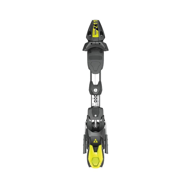 Fischer RC4 Z11 Freeflex A Brake 85 Binding 2025-Alpine Ski Bindings-Matt Black-Flash Yellow-Kunstadt Sports