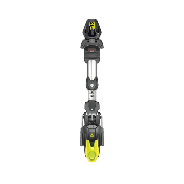 Fischer RC4 Z13 Freeflex D Brake 85 Binding 2025-Alpine Ski Bindings-Matt Black-Flash Yellow-Kunstadt Sports