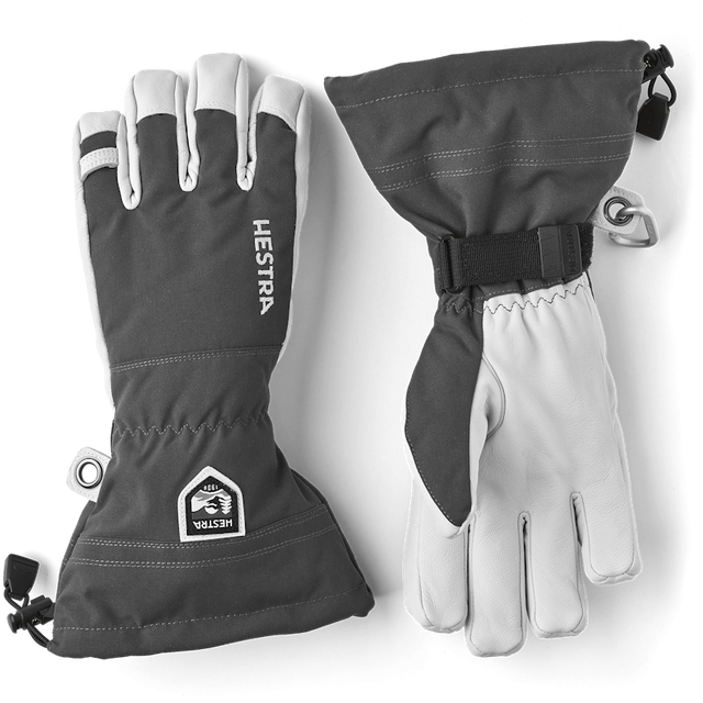 Grey Hestra Heli Glove 2026
