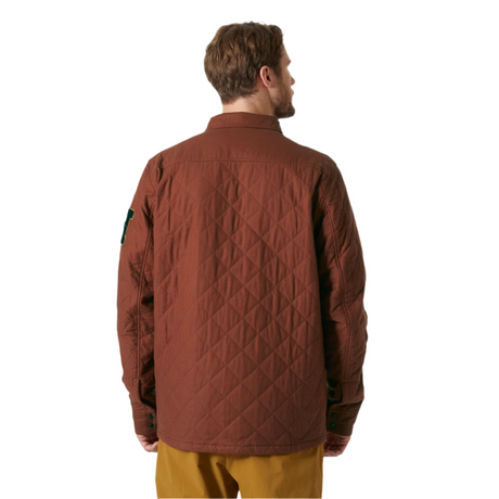 Helly Hansen Men's Isfjord Insulated Shacket 2025-Snowboard/Ski Clothing-S-301 Iron Oxide-Kunstadt Sports