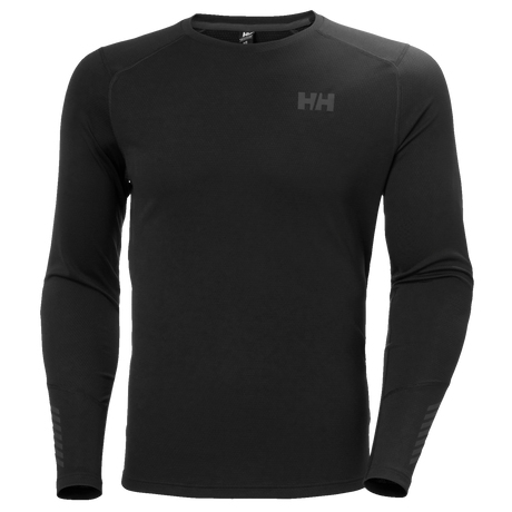 Helly Hansen Men's Lifa Active Crew 2025-Snowboard/Ski Clothing-S-990 Black-Kunstadt Sports