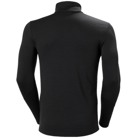 Helly Hansen Men's Lifa Merino Midweight 1/2 Zip 2025-Snowboard/Ski Clothing-S-990 Black-Kunstadt Sports