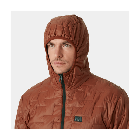 Helly Hansen Men's Lifaloft Hooded Insulator Jacket 2025-Snowboard/Ski Clothing-S-302 Iron Oxide-Kunstadt Sports