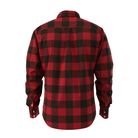 Helly Hansen Men's Lokka Flannel LS Shirt 2025-Snowboard/Ski Clothing-S-162 Red Buffalo Check-Kunstadt Sports