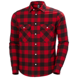 Helly Hansen Men's Lokka Flannel LS Shirt 2025-Snowboard/Ski Clothing-S-162 Red Buffalo Check-Kunstadt Sports