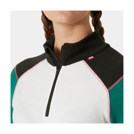 Helly Hansen Women's Lifa Merino Midw 1/2 Zip 2025-Snowboard/Ski Clothing-XS-439 Emerald-Kunstadt Sports