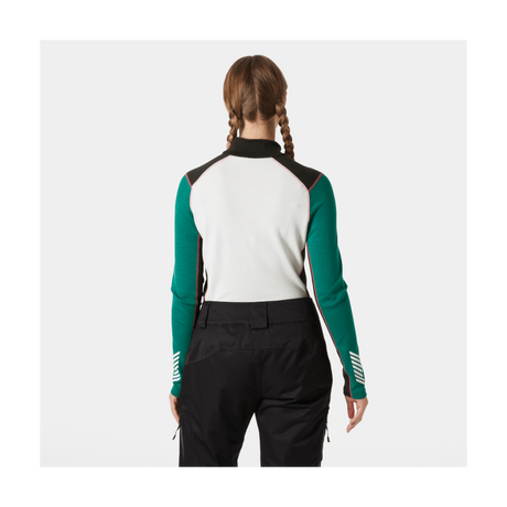 Helly Hansen Women's Lifa Merino Midw 1/2 Zip 2025-Snowboard/Ski Clothing-XS-439 Emerald-Kunstadt Sports