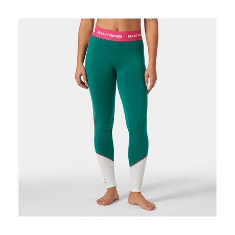 Helly Hansen Women's Lifa Merino Midweight Pant 2025-Snowboard/Ski Clothing-XS-439 Emerald-Kunstadt Sports