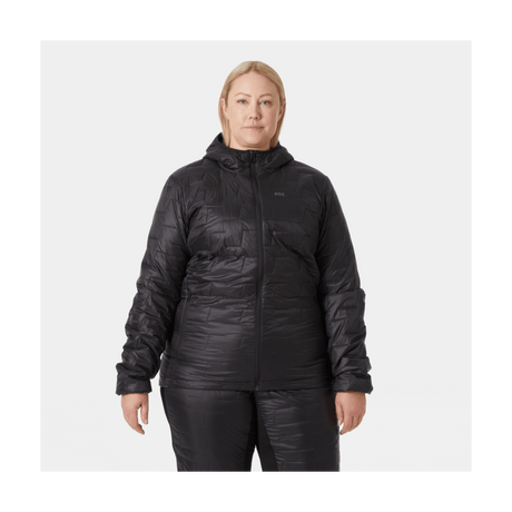 Helly Hansen Women's Lifaloft Hooded Insulator Jacket 2025-Snowboard/Ski Clothing-S-991 Black Matte-Kunstadt Sports