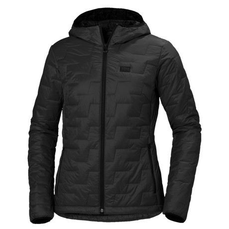 Helly Hansen Women's Lifaloft Hooded Insulator Jacket 2025-Snowboard/Ski Clothing-S-991 Black Matte-Kunstadt Sports