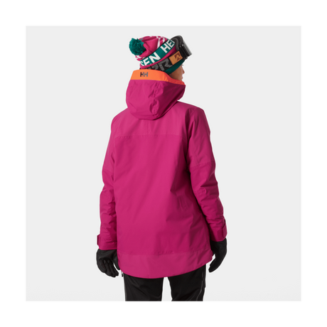 Helly Hansen Women's Powchaser Asym Jacket 2025-Snowboard/Ski Clothing-S-663 Magenta 2.0-Kunstadt Sports