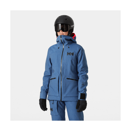 Helly Hansen Women's Powderqueen 3.0 Jacket 2025-Snowboard/Ski Clothing-S-607 Deep Fjord Denim-Kunstadt Sports