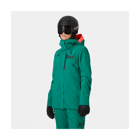 Helly Hansen Women's Powshot Jacket 2025-Snowboard/Ski Clothing-S-439 Emerald-Kunstadt Sports