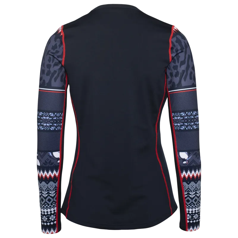 Kari Traa Women's Lilja Long Sleeve 2025-Snowboard/Ski Clothing-Royal-XS-Kunstadt Sports