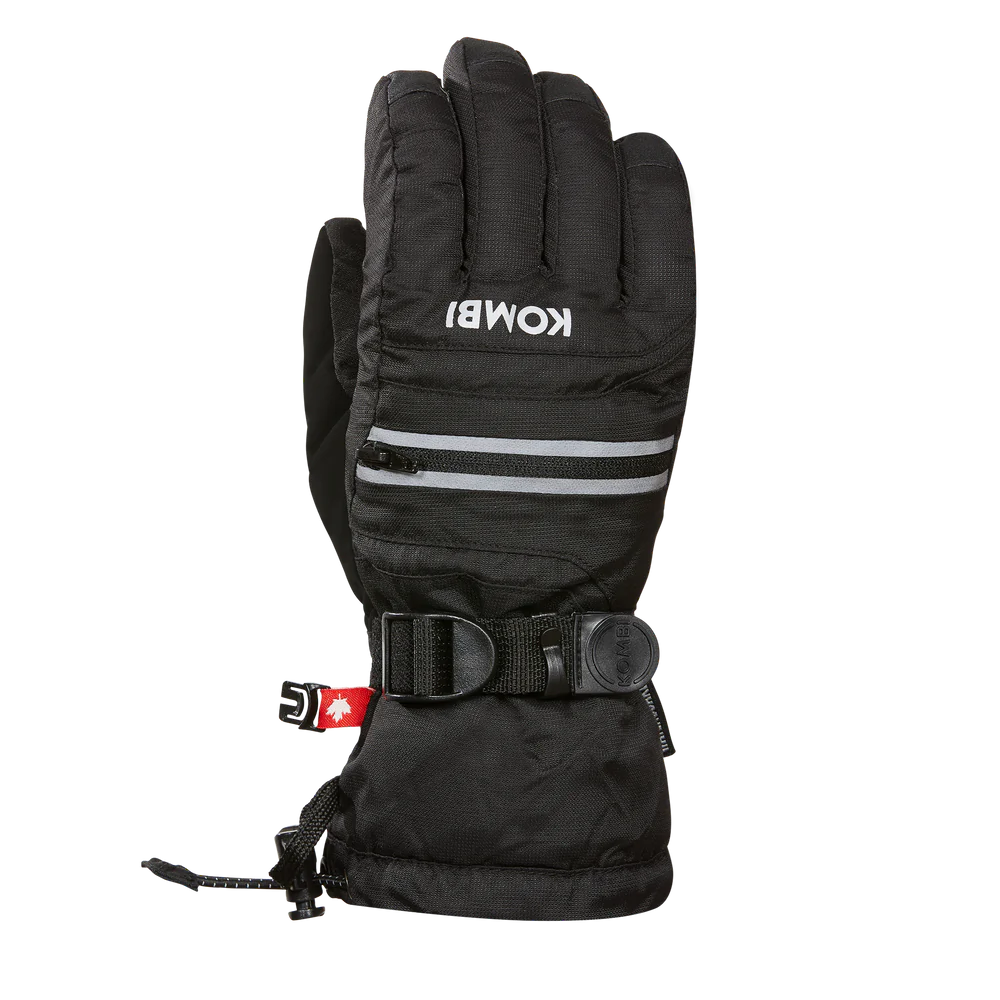 Kombi Junior The Yolo Glove 2025-Outerwear Accessories-S-Black-Kunstadt Sports