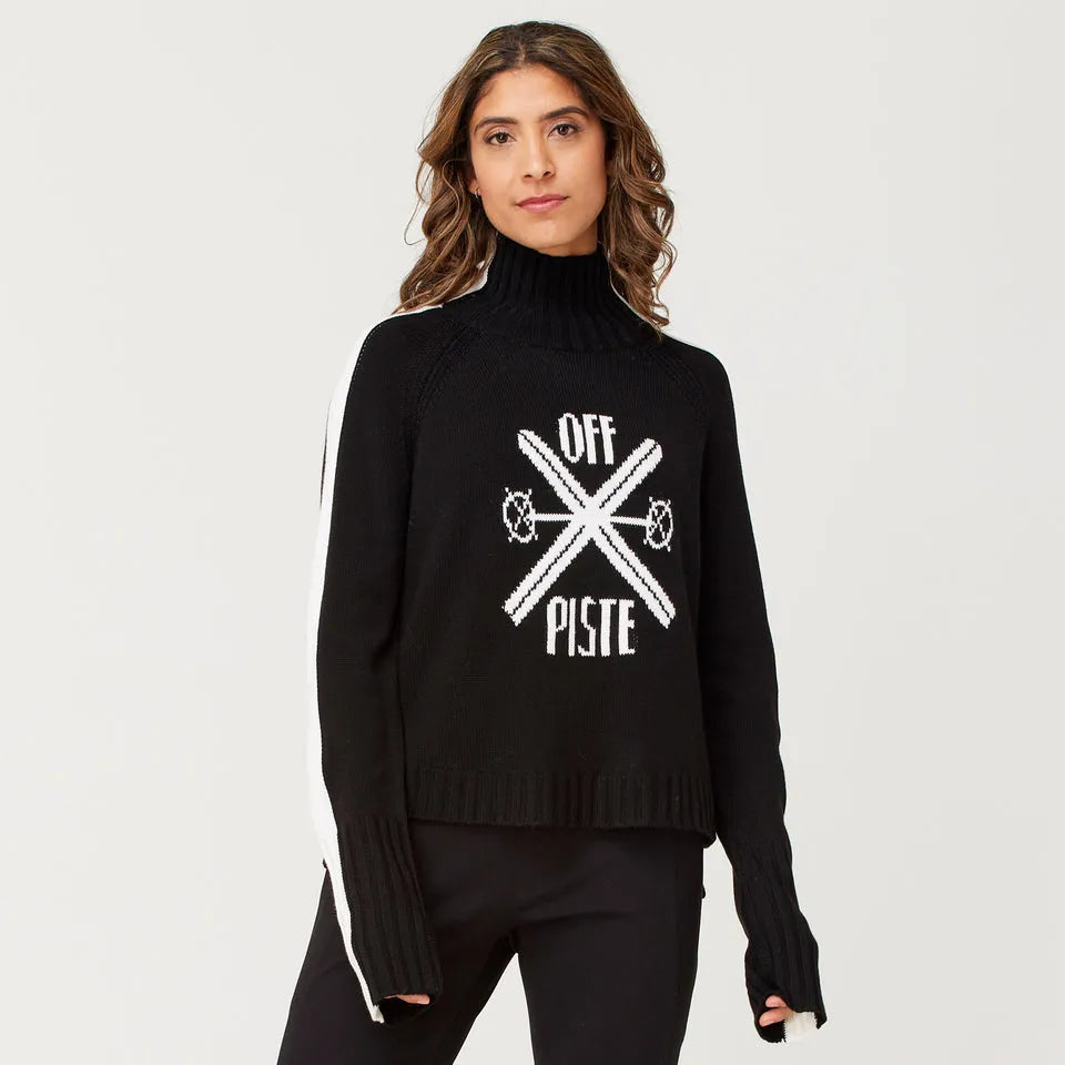 Krimson Klover Women's Off Piste Sweater 2025-Snowboard/Ski Clothing-Black 001-XS-Kunstadt Sports