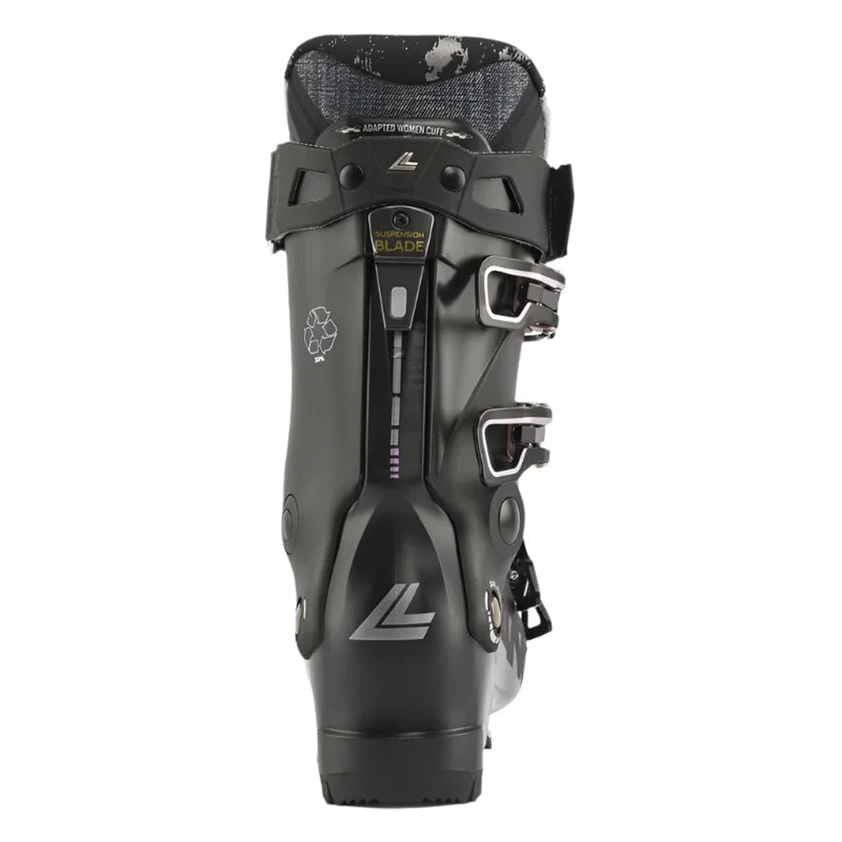 Lange SHADOW 85 W LV GW Ski Boot 2025-Alpine Ski Boots-225-Black Recy-Kunstadt Sports