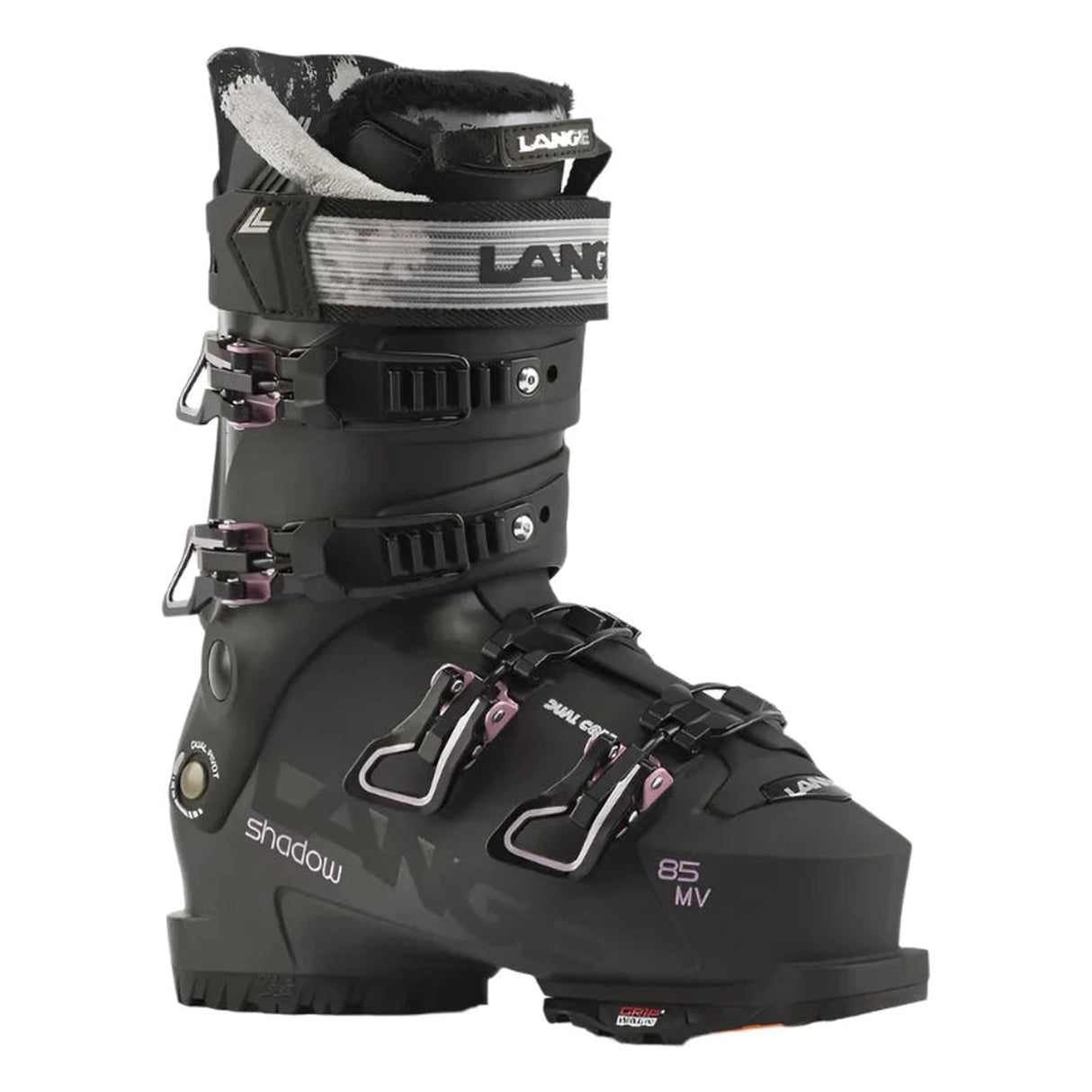 Lange SHADOW 85 W MV GW Ski Boot 2025-Alpine Ski Boots-235-Black Recy-Kunstadt Sports