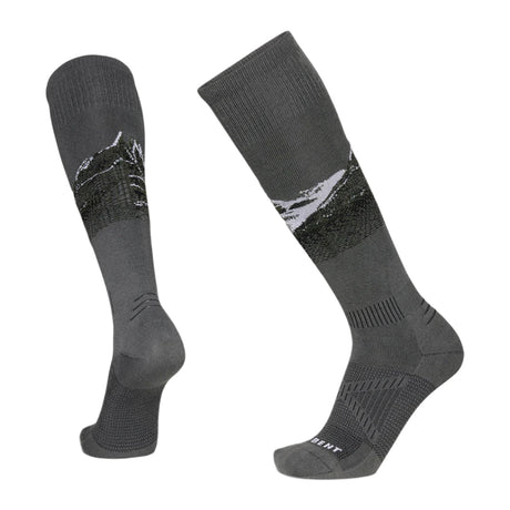 Le Bent Cody Townsend Pro Series Zero Cushion Snow Socks 2025-Socks-S-Gunmetal Grey 032-Kunstadt Sports