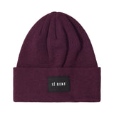 Le Bent The Staple Mid Profile Beanie 2025-Outerwear Accessories-One Size-Aubergine 513-Kunstadt Sports