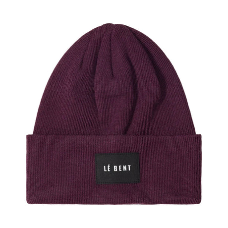 Le Bent The Staple Mid Profile Beanie 2025-Outerwear Accessories-One Size-Aubergine 513-Kunstadt Sports