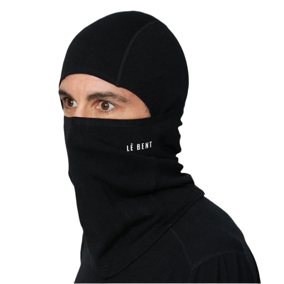 Le Bent Waffle Midweight Balaclava 2025-Outerwear Accessories-One Size-Black 001-Kunstadt Sports