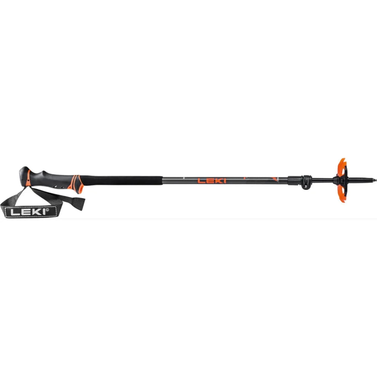 Leki Helicon Lite Adjustable Poles 2025-Alpine Ski Poles-110-145-Anthracite/Neonorange-Kunstadt Sports