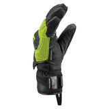 Leki Junior WCR Coach 3D Glove 2025-Outerwear Accessories-6-Black/Ice Lemon-Kunstadt Sports