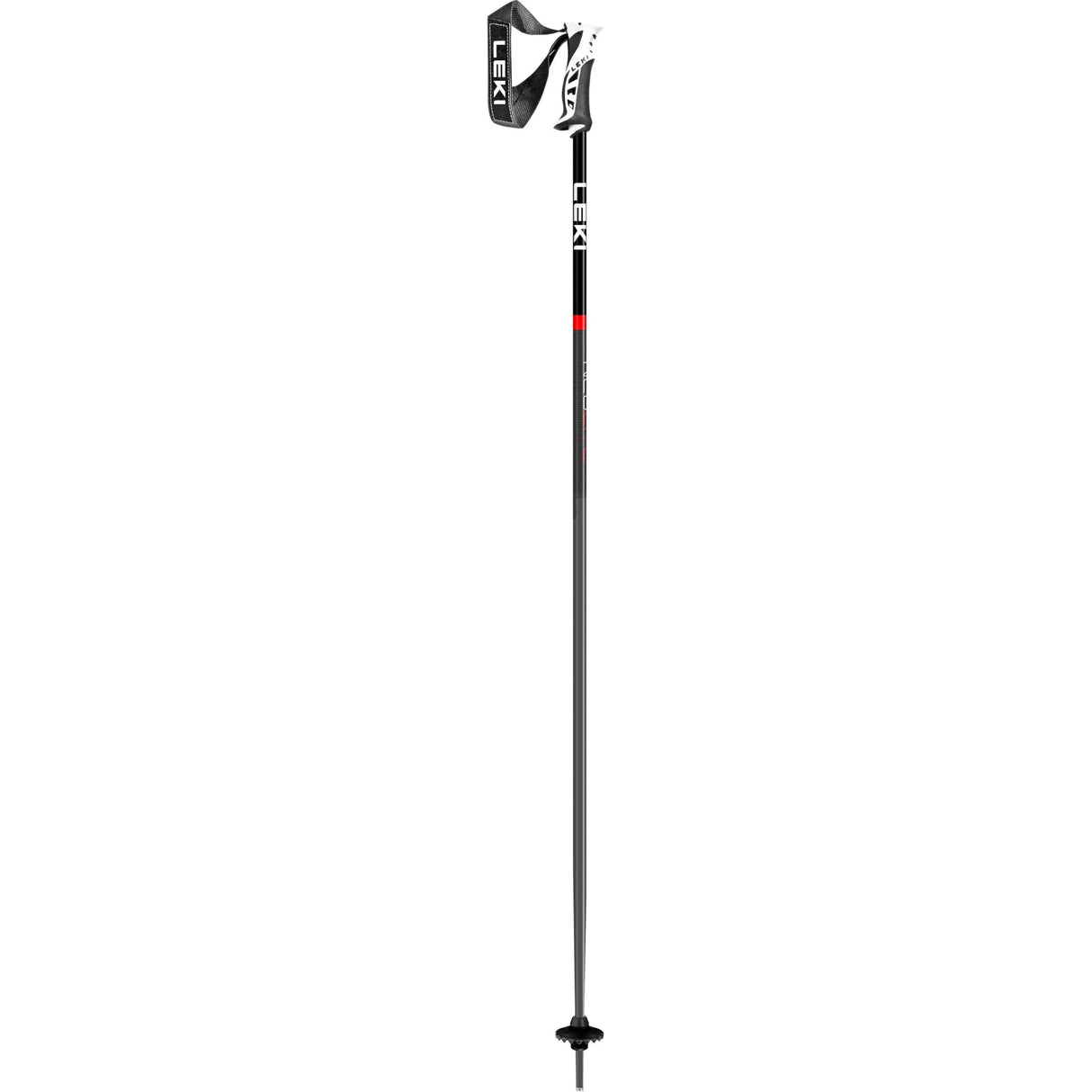 Leki Neolite Poles 2025-Alpine Ski Poles-110-Black/Red-Kunstadt Sports