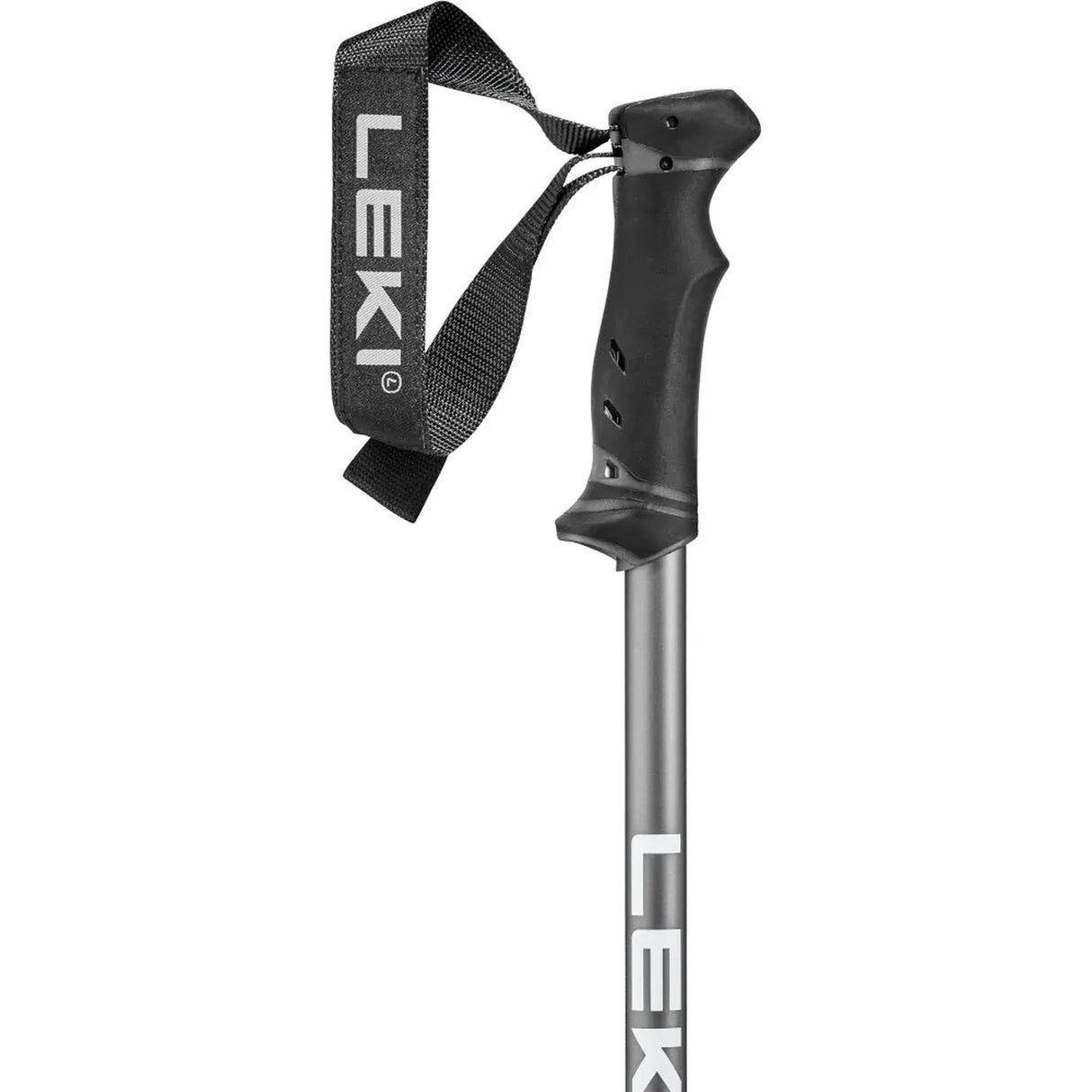 Leki QNTM Poles 2025-Alpine Ski Poles-110-Black/Red-Kunstadt Sports