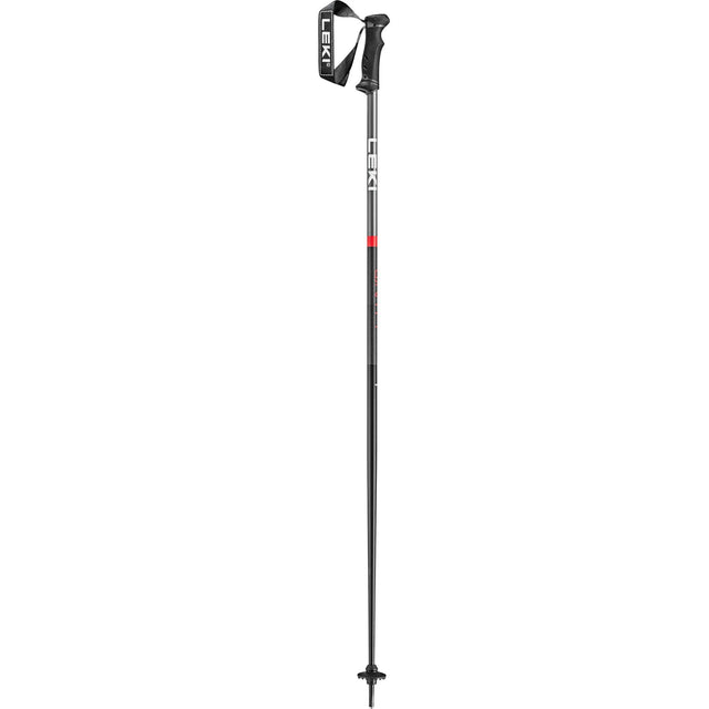 Leki QNTM Poles 2025-Alpine Ski Poles-110-Black/Red-Kunstadt Sports