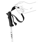 Leki Sentinel Poles 2025-Alpine Ski Poles-110-Black/White-Kunstadt Sports